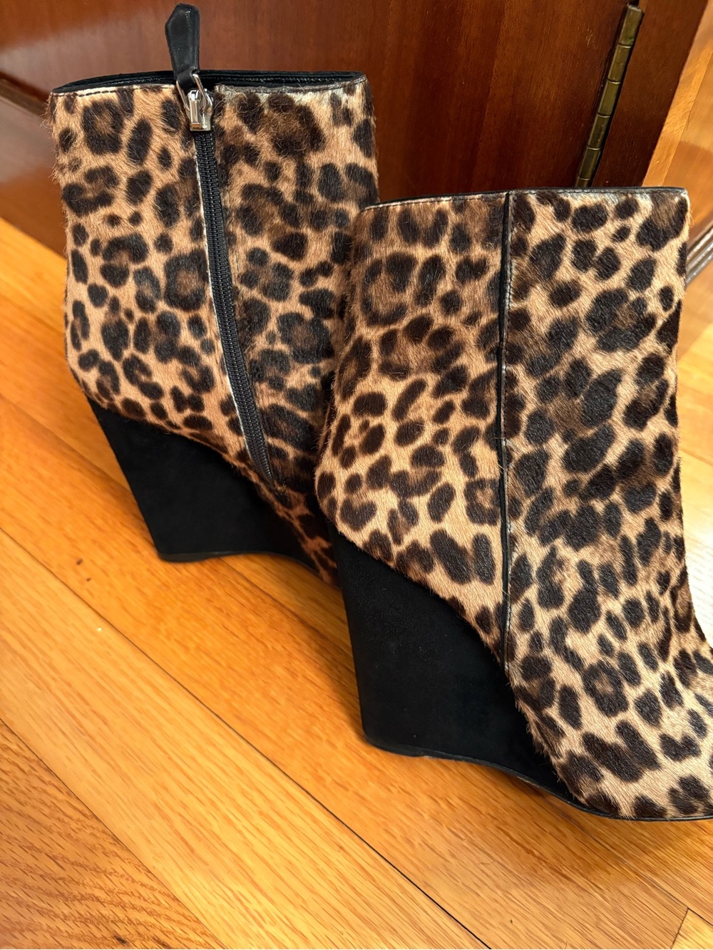 Prada Pony Hair Leopard Print Boots 7715 Size 36EU - Picture 12 of 12